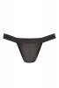 Męskie seksowne jockstrapy majtki czarne jednolite Petrol jock strap XXXL